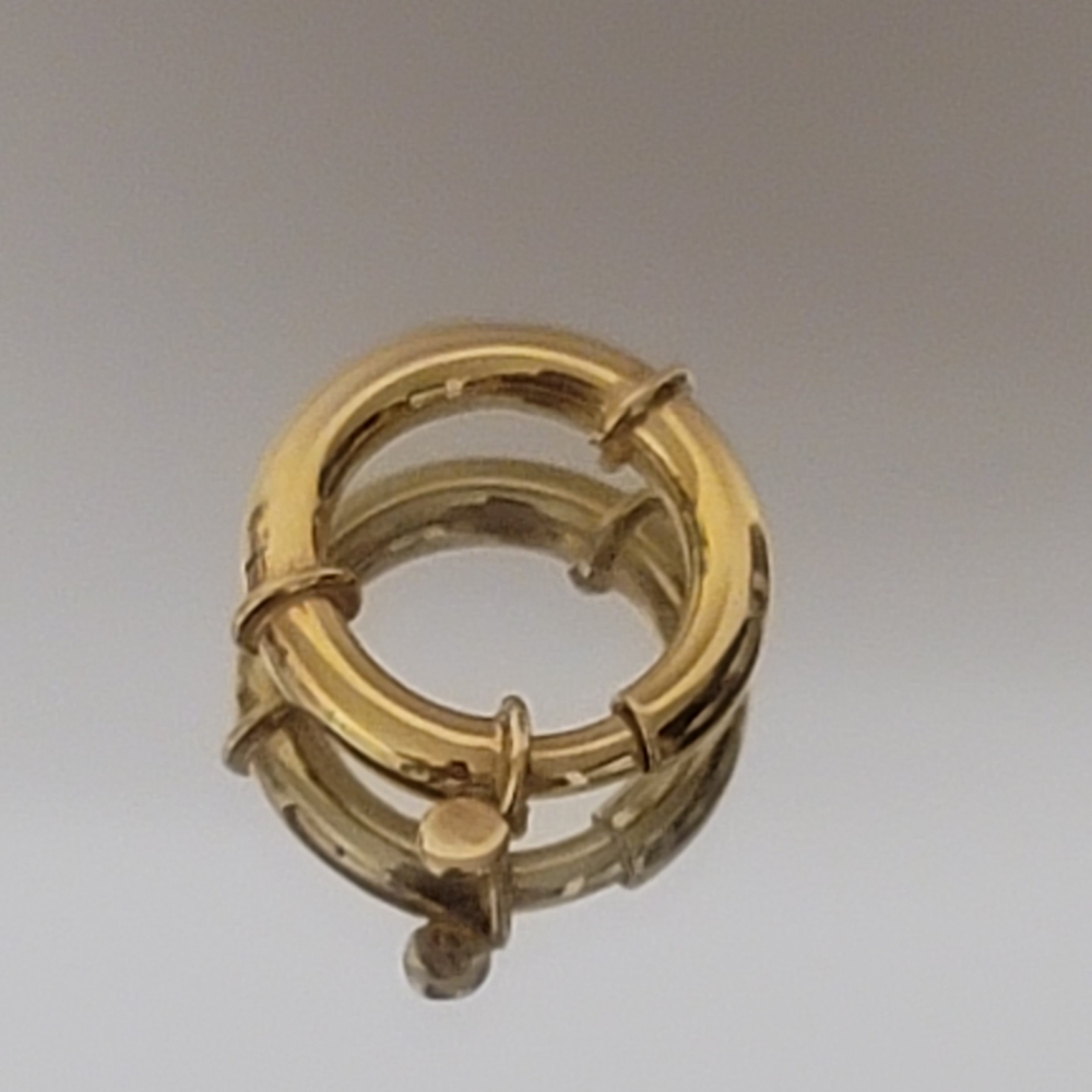 21K Pure Solid Yellow Saudi Sailor Gold Clasp For Necklase, Bracelet, Pendant.